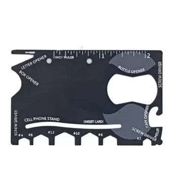Card multifunctional Ninja wallet 18 in 1 8x5 cm 