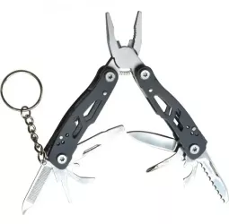 Cleste breloc multifunctional pliabil 10 functii negru 