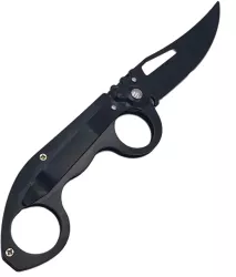 Cutit 2 inele deschidere automata buton dalimag 22 cm negru 