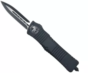 Cutit Automat pe Buton Dispozitiv Spart Geam Sistem Prindere Curea Negru Model Linii 24 cm 