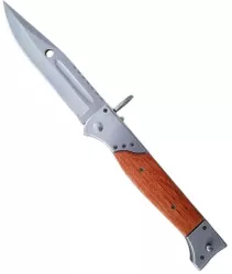 Cutit briceag baioneta AK-47 CCCP 22 cm husa camuflaj din material textil 