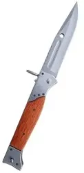 Cutit briceag baioneta AK-47 CCCP 27 cm husa camuflaj din material textil 