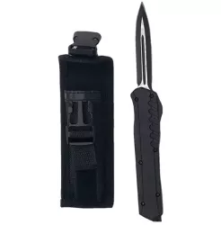 Cutit Briceag deschidere a Lamei Automata pe Buton Metal Lama Otel Doua Taisuri 24.5 cm 