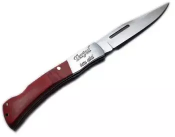 Cutit briceag marime L gravat personalizat cu textul tau 