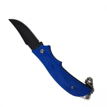 Cutit briceag varf ascutit 16 cm 60 g albastru 