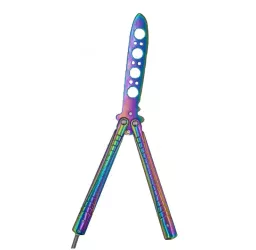 Cutit fluture Butterfly Balisong 21 cm fade fara tais de antrenament model crocodil 