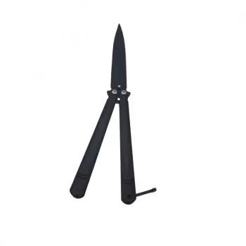 Cutit fluture butterfly dalimag 22 cm negru 2 linii 