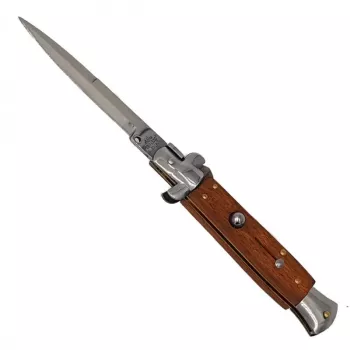 Cutit stilet deschidere automata buton pentru camping si vanatoare 22 cm 