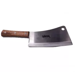 Cutit Tip Satar Pentru Transat si Feliat Lama Curbata Otel Maner Lemn 37 cm 