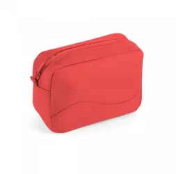 Geanta de cosmetice 1 buzunar inchidere cu fermoar 130 x 90 x 65 mm rosu 