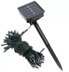 Ghirlanda luminoasa solara 10m 100 becuri pentru gradina 