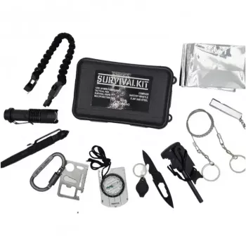 Kit Supravietuire 11 in 1 Busola si Alte Accesorii 