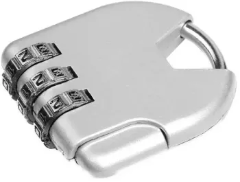Lacat din metal cu cifru 999 combinatii Dalimag 35x35 mm 