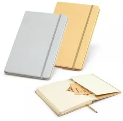 Notepad A5 cu 160 de pagini de fildes simple buzunar interior 