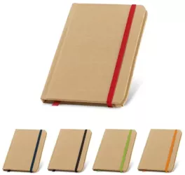 Notepad de buzunar cu 160 de pagini reciclate simple si coperta tare 