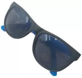 Ochelari de Soare cu Lentile Negre Plastic Model Simplu Negru/Albastru 14 cm 