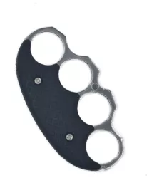 Pumnal Tip Box Autoaparare Maner Grip Argintiu 