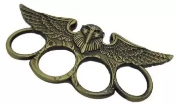 Rozeta autoaparare vultur cu aripi deschise verde V1 