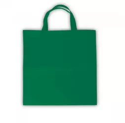 Sacosa de cumparaturi din material netesut 80 g/m2. 380 x 415 mm verde 