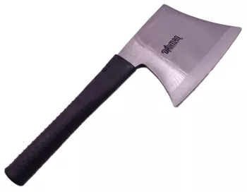Satar de Bucatarie din Otel Carbon Maner Cauciucat 37 cm