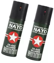 Set 2 spray piper paralizant iritant lacrimogen 110 ml 