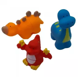 Set 3 dinozauri din doua bucati 10 x 7 cm multicolor 