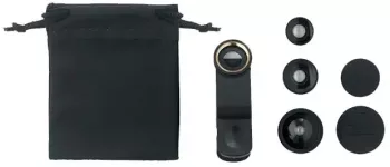 Set lentile telefon 3 in 1 macros si fish eye 180 Samsung Iphone Huawei 