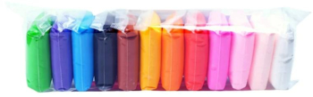 Set Plastilina Inteligenta Accesorii De Modelare 12 Pungi Multicolor + 3 ani 