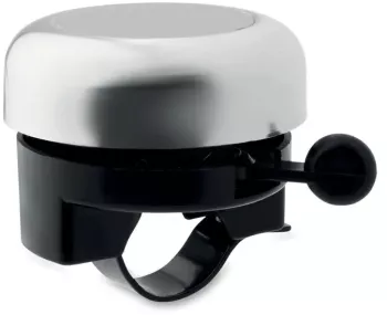 Sonerie bicicleta model simplu rotund gri 5 x 5 cm 