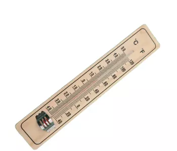 Termometru Meteo Confectionat din Lemn Pentru Camera Agatatoare 22 cm 