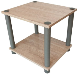 Masuta de Culoare Naturala cu 2 Nivele 34x30x31cm 
