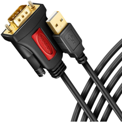 Cablu adaptor Axagon ADS-1PSN USB - serial RS-232 chipset Prolific PL2303GT 1.5m negru