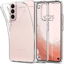 Carcasa Spigen Liquid Crystal compatibila cu Samsung Galaxy S22 Plus Crystal Clear 