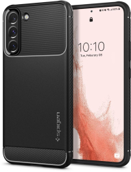 Carcasa Spigen Rugged Armor compatibila cu Samsung Galaxy S22 Matte Black 