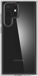Carcasa Spigen Ultra Hybrid compatibila cu Samsung Galaxy S22 Ultra Crystal Clear 
