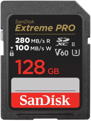 Card de memorie Sandisk 128GB Clasa 10 UHS-II V60 