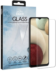 Folie Eiger Sticla Temperata compatibila cu Samsung Galaxy A12 A32 5G Transparent 