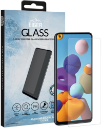 Folie Eiger Sticla Temperata compatibila cu Samsung Galaxy A21s Clear 