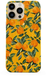 Husa Burga Dual Layer Orange Lemonade compatibila cu iPhone 13 Pro 