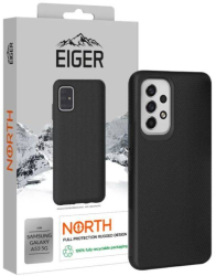 Husa Eiger North Case compatibila cu Samsung Galaxy A53 5G Black shock resistant