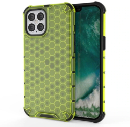 Husa Lemontti Honeycomb compatibila cu iPhone 12 Pro Max Green 
