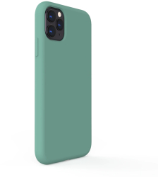 Husa Lemontti Liquid Silicon compatibila cu iPhone 11 Pro Max Forest Green 