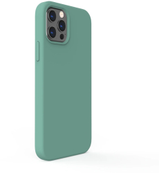 Husa Lemontti Liquid Silicon compatibila cu iPhone 12 Pro Max Forest Green 