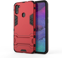 Husa Lemontti Shockproof Case compatibila cu Samsung Galaxy A11 Red 