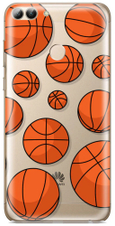 Husa Lemontti Silicon Art pentru Huawei P Smart Basketball 
