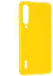 Husa Lemontti Silicon Silky compatibila cu Xiaomi Mi CC9 Galben 
