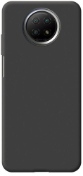 Husa Lemontti Silicon Silky compatibila cu Xiaomi Redmi Note 9T 5G Negru 