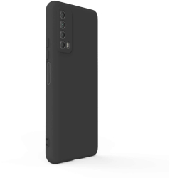 Husa Lemontti Silicon Soft Slim compatibila cu Huawei P Smart 2021 Black
