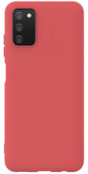Husa Lemontti Silicon Soft Slim compatibila cu Samsung Galaxy A03s Santa Red 