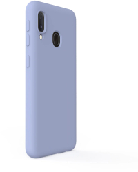 Husa Lemontti Silicon Soft Slim compatibila cu Samsung Galaxy A20e Lavender Gray 